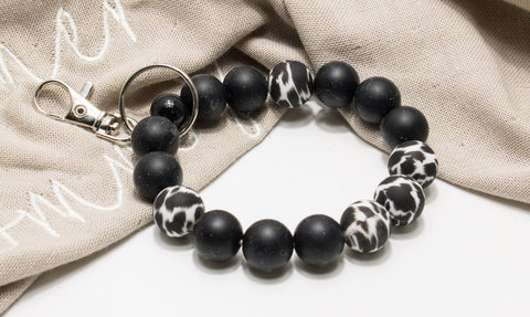 Schlüsselarmband Leo, Armband für Schlüssel, Autoschlüssel, Leopard