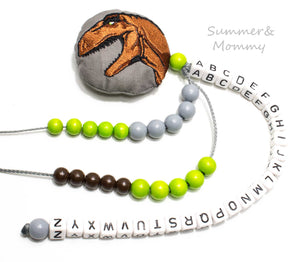 Dino ABC Kette + Rechenkette Dinosaurier