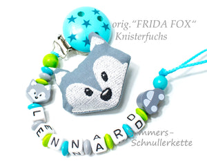 Schnullerkette Frida Fox
